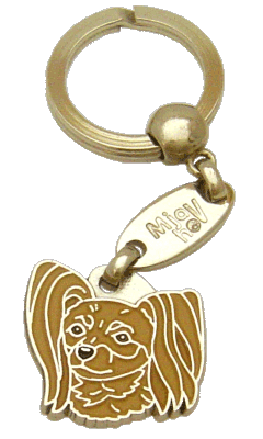 РУССКИЙ ТОЙ КОРИЧНЕВЫЙ - pet ID tag, dog ID tags, pet tags, personalized pet tags MjavHov - engraved pet tags online